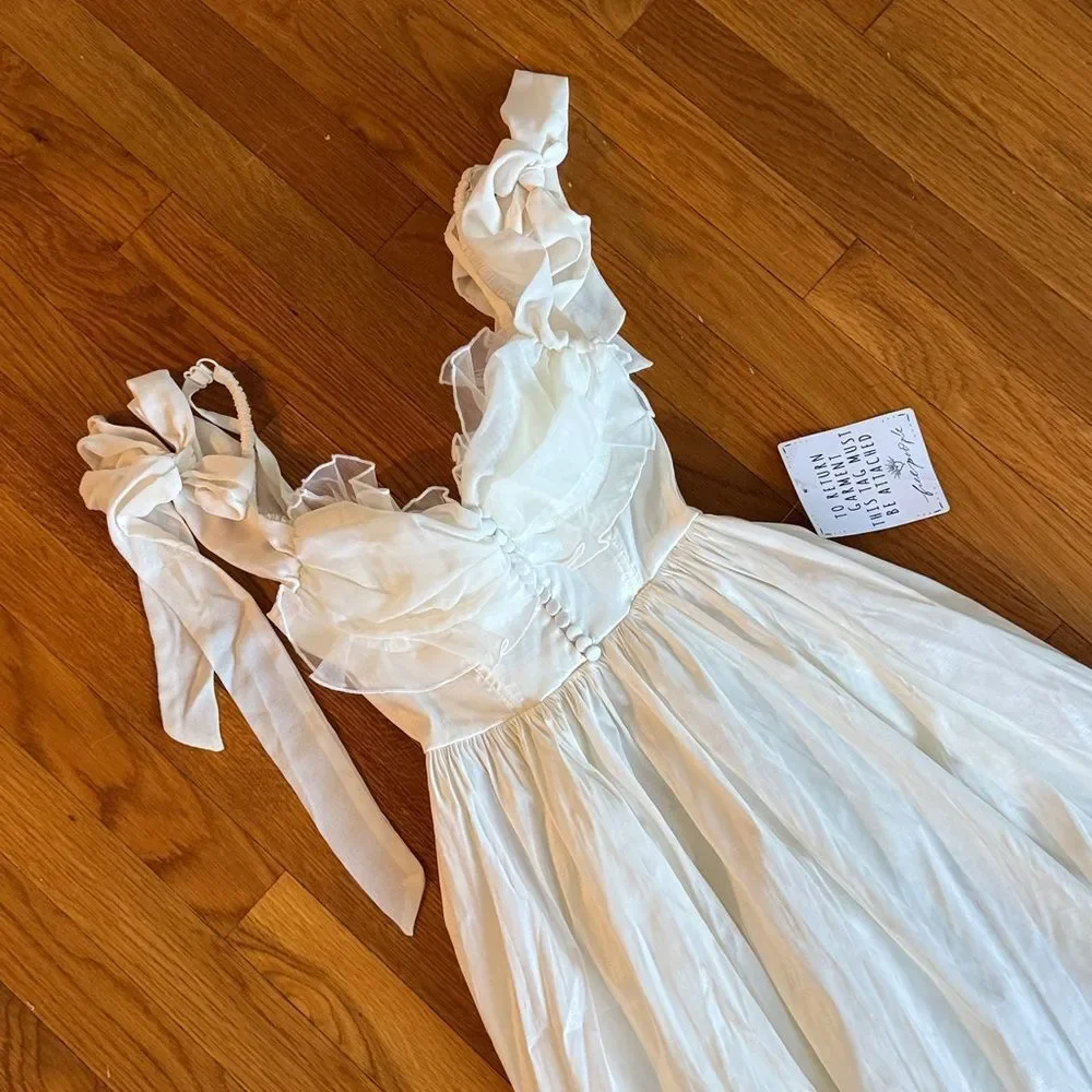 Free People For Love & Lemons Heidi Midi Dress - Picture 5 of 7